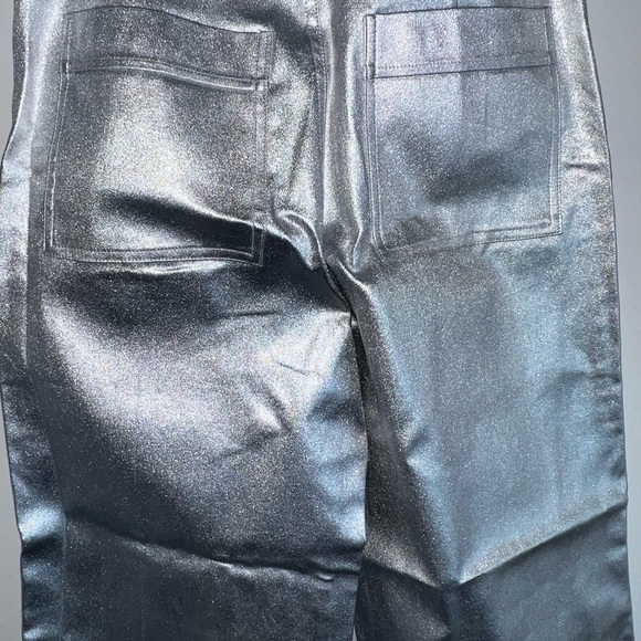 Annie Wear Metallic Wide Leg Pants NEW - Picture 6 of 13